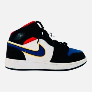 Nike Air Jordan Retro 1 Mid SE Lakers Rivals BQ6931-005 Sz 6.5 Youth or 8 Women